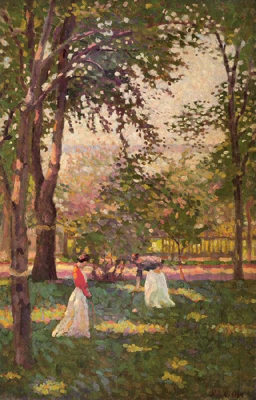Paxton, William McGregor The Croquet Players oil painting image